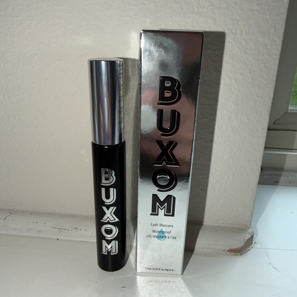 Buxom Lash Waterproof Mascara Blackest Black 0.37 Fl Oz